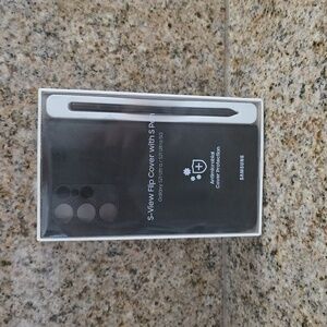 Samsung Black S-View Flip Cover with S Pen